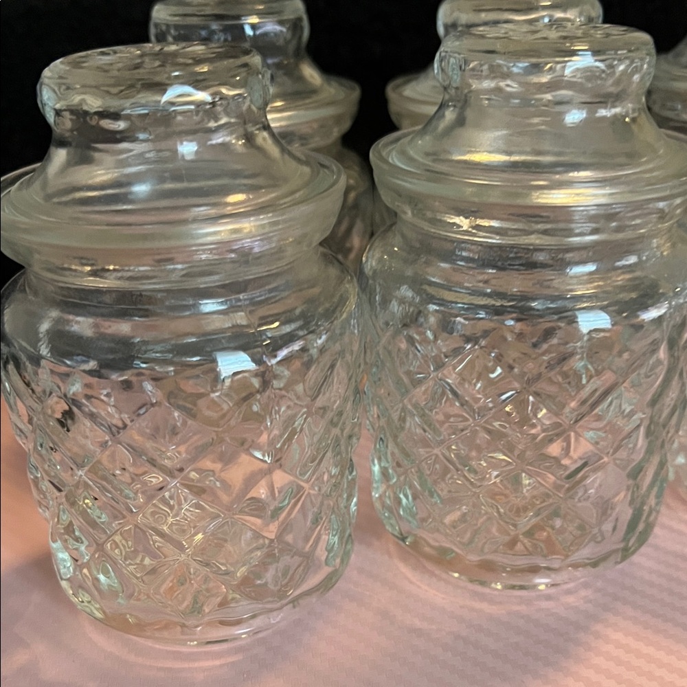 Elegant Clear Glass Jars Set - Picture 2 of 3
